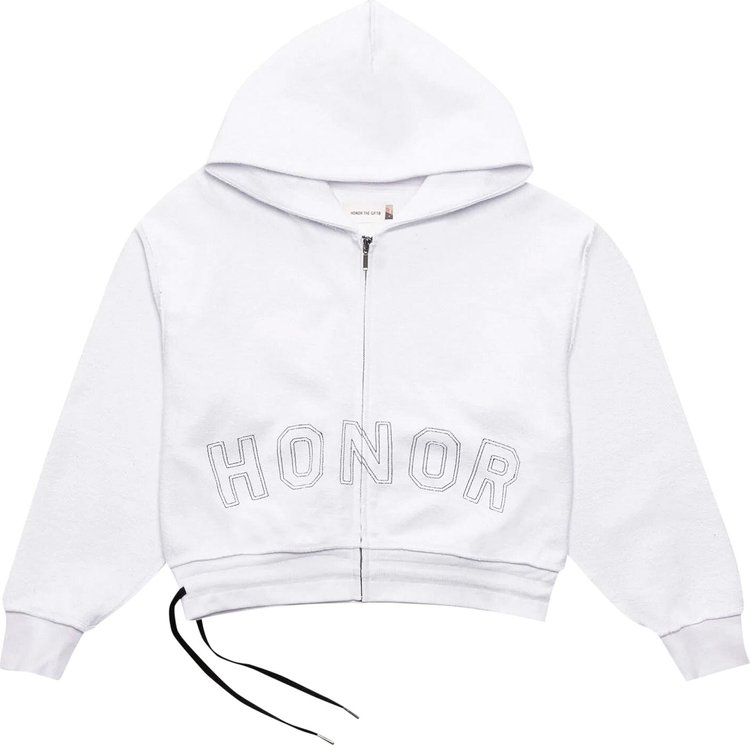 Honor The Gift Reversed Honoree Full Zip Hoodie 'White'