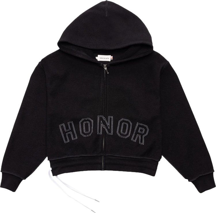 Honor The Gift Reversed Honoree Full Zip Hoodie 'Black'
