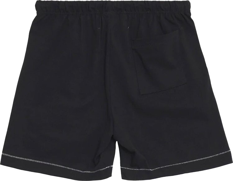 Jungles Connection Chenille Embroidered Shorts Black