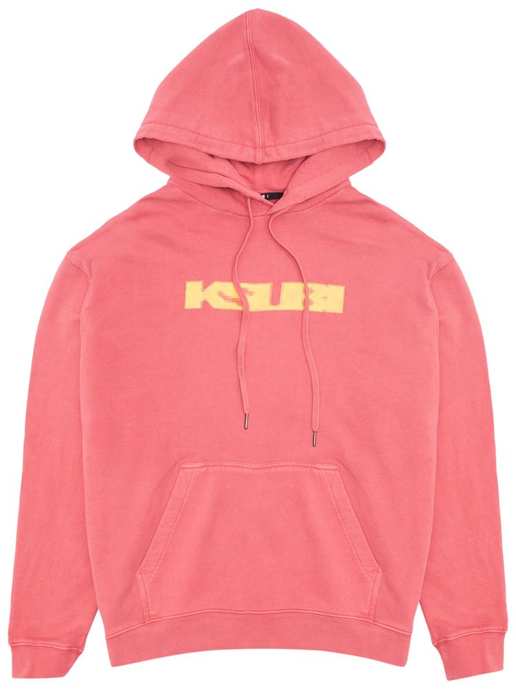 Ksubi Pixel Sign Biggie Hoodie Red