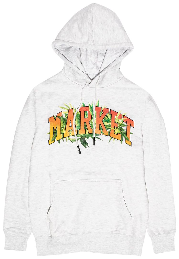 Market Arc Herbal Remedy Hoodie Grey
