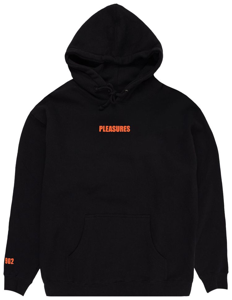 Pleasures Art News Hoodie Black
