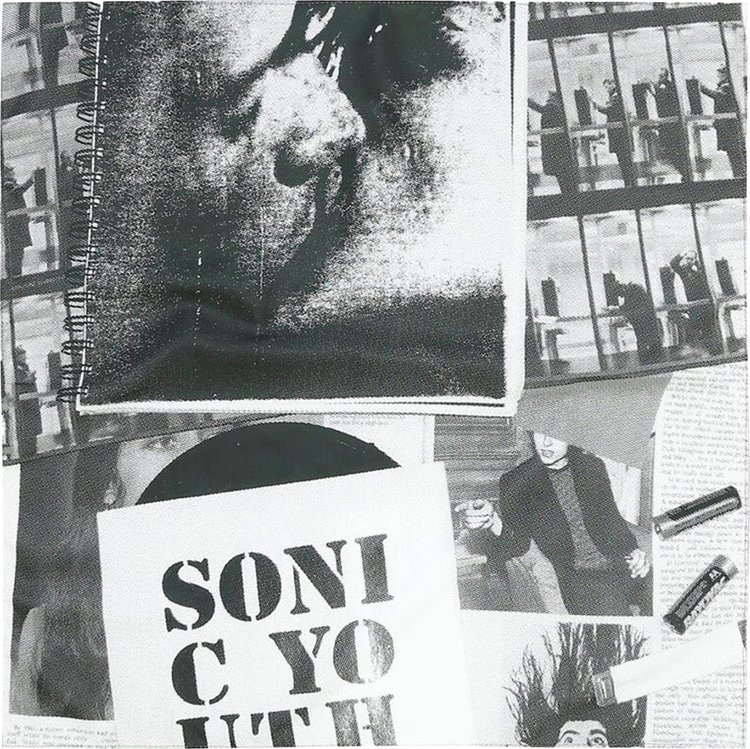 Pleasures x Sonic Youth Books Bandana 'White'