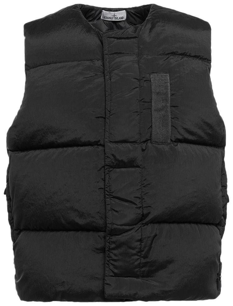 Stone Island Down Vest Black