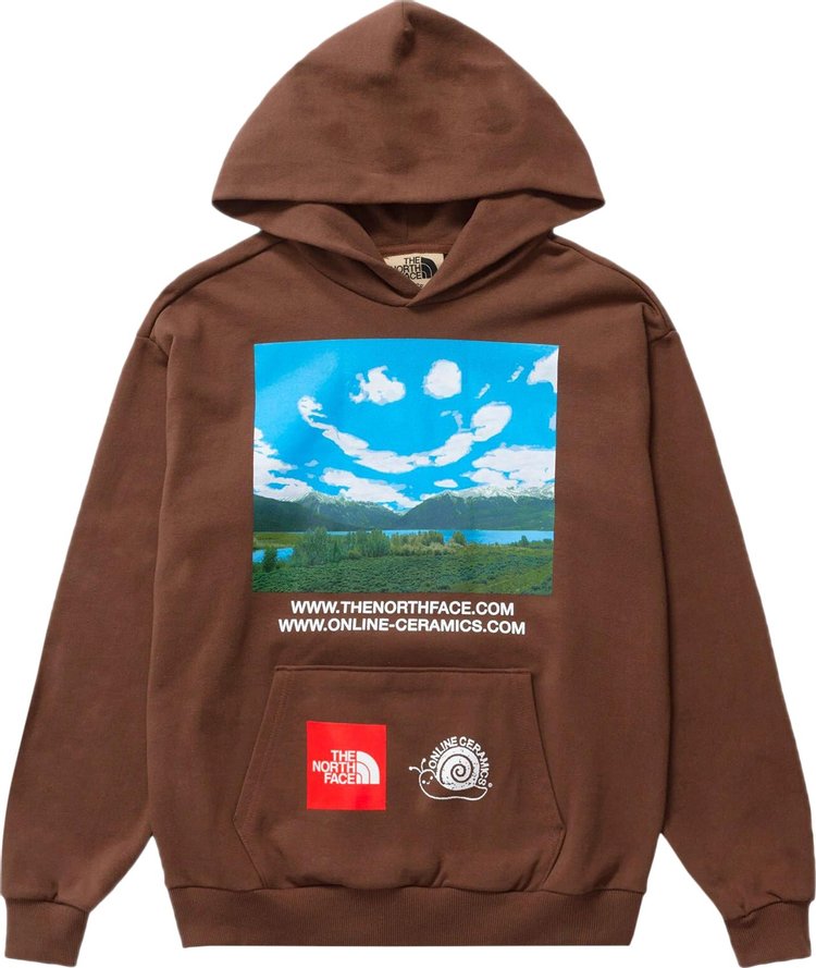 The North Face x Online Ceramics Hoodie Brown