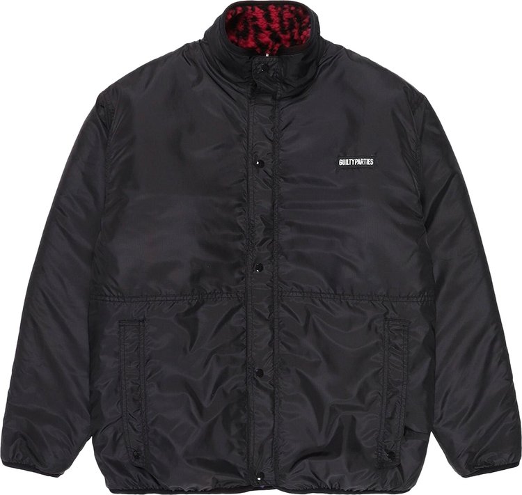 Wacko Maria Reverisible Boa Fleece Jacket Red