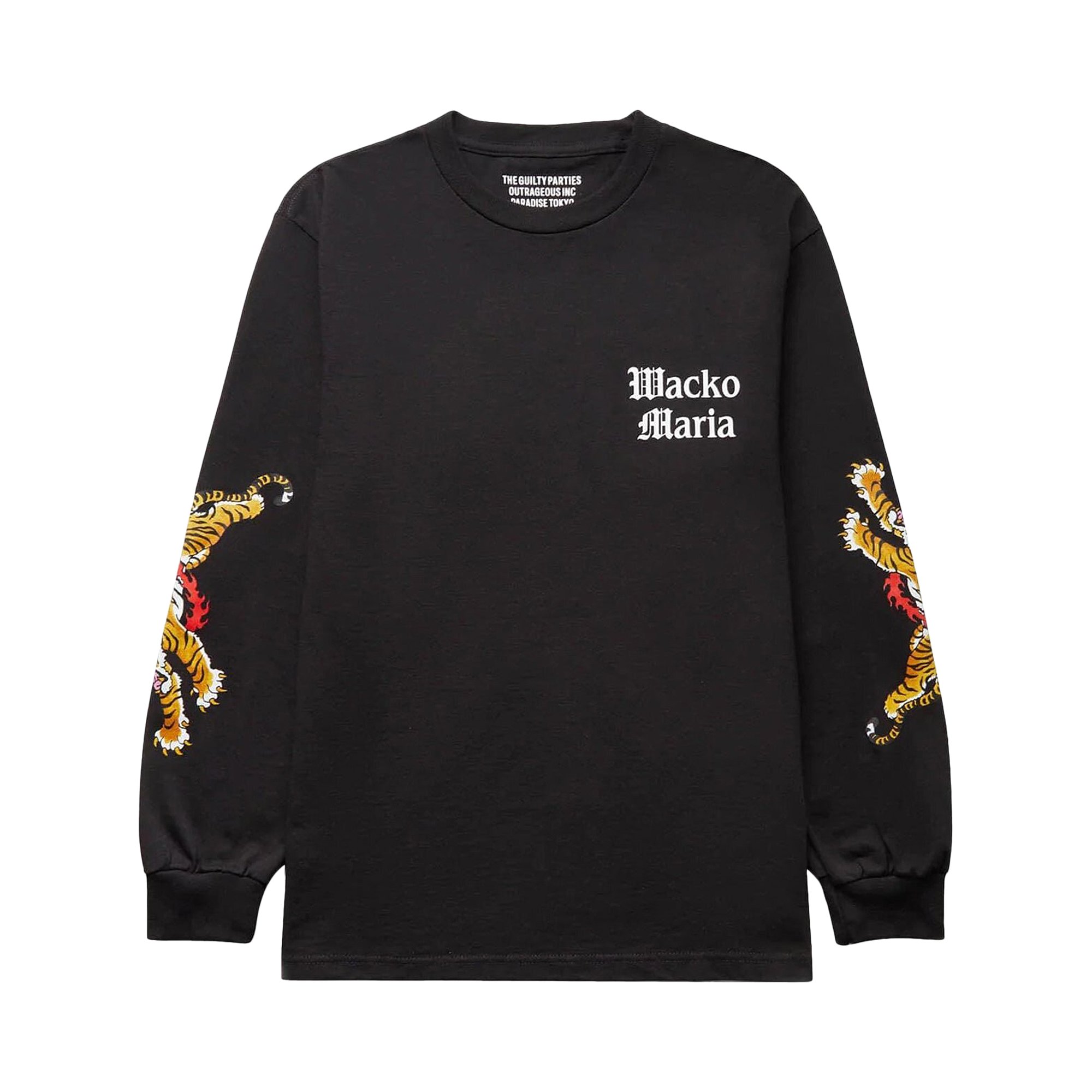 Buy Wacko Maria Tim Lehi Long-Sleeve Crewneck Tee (Type-2) 'Black