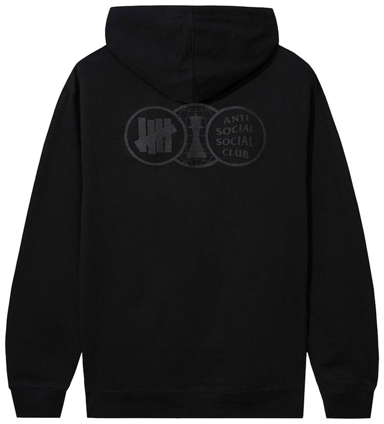 Anti Social Social Club x Undefeated Position Hoodie Black