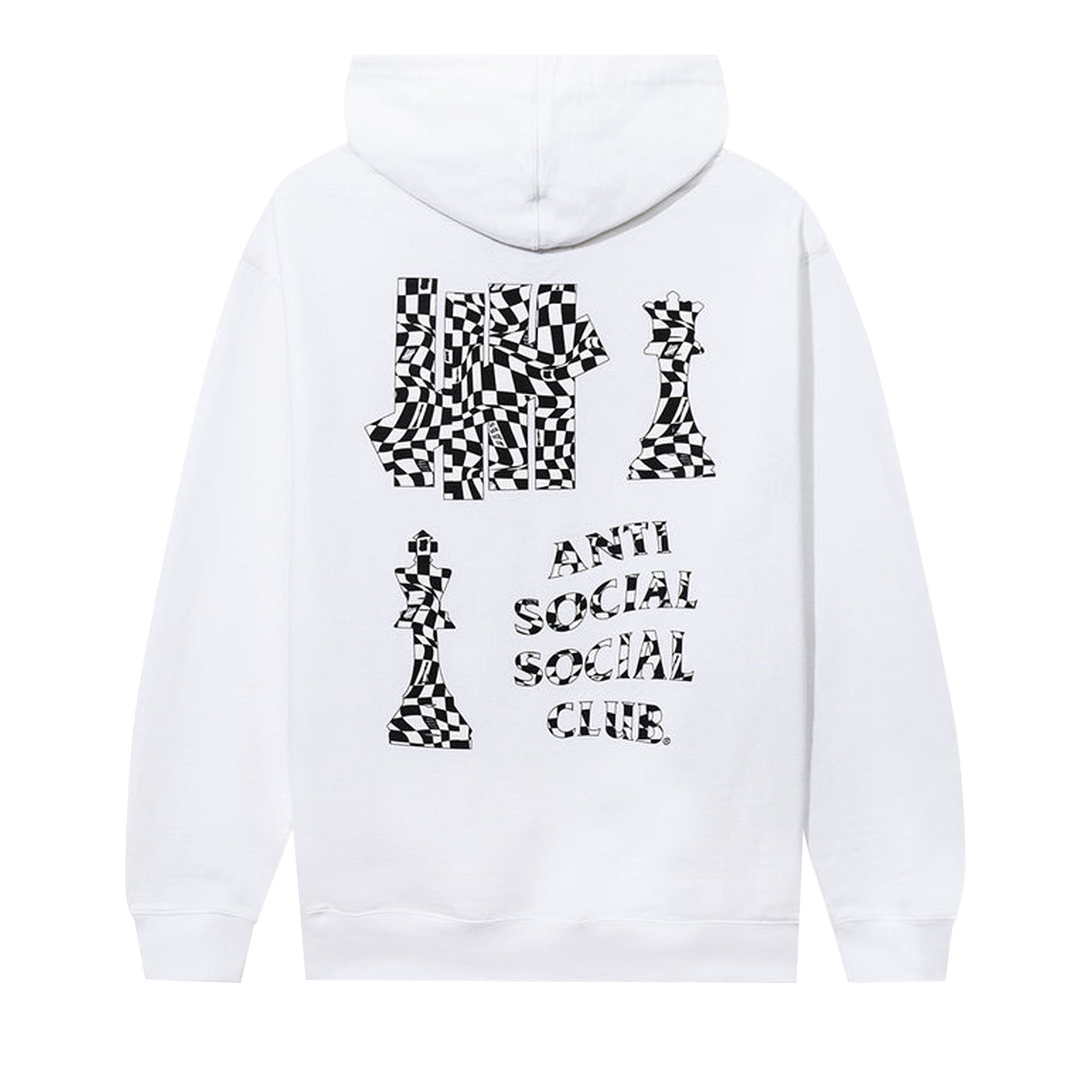 Size xl Anti Social Social Club x Undefeated Submission Hoodie White