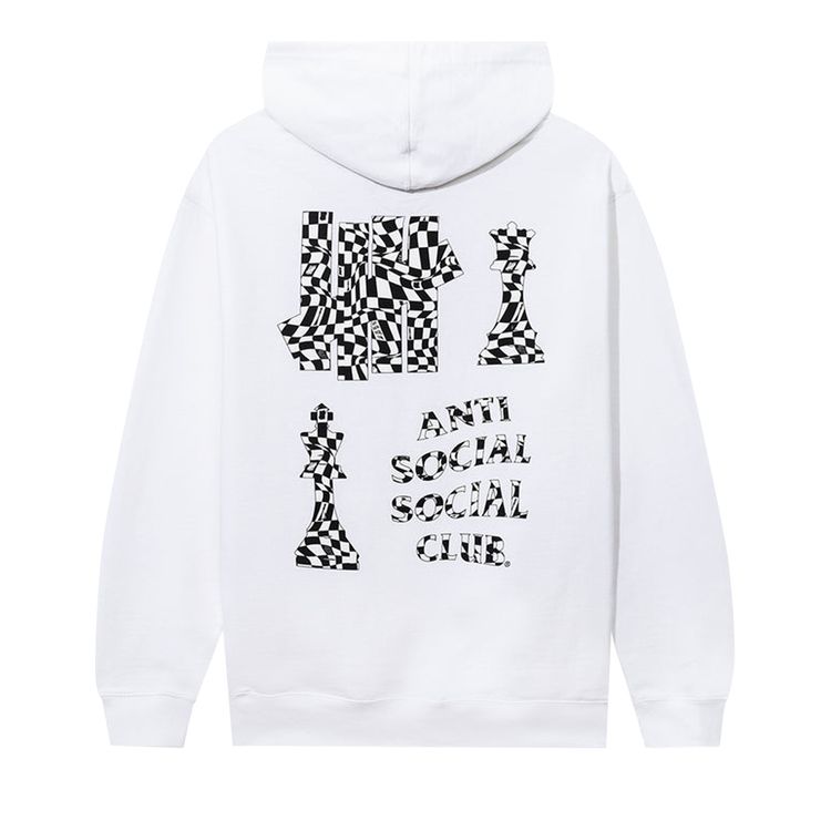 Anti Social Social Club x Undefeated Submission Hoodie White