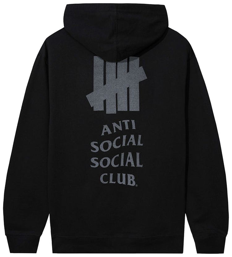 Buy Anti Social Social Club x Undefeated Lock 3M Hoodie 'Black