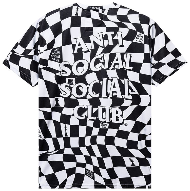 Anti Social Social Club x Undefeated Submission Jersey WhiteBlack