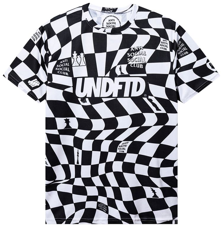 Anti Social Social Club x Undefeated Submission Jersey WhiteBlack
