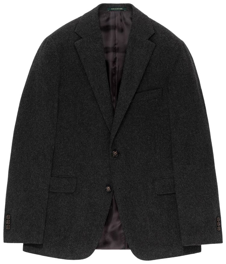 Aime Leon Dore Cashmere Suit Jacket Charcoal