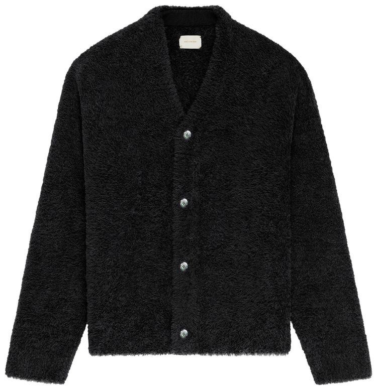 Aime Leon Dore High Neck Cardigan Jet Black