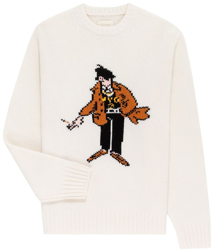 Aime Leon Dore Caricature Knit Sweater Pristine