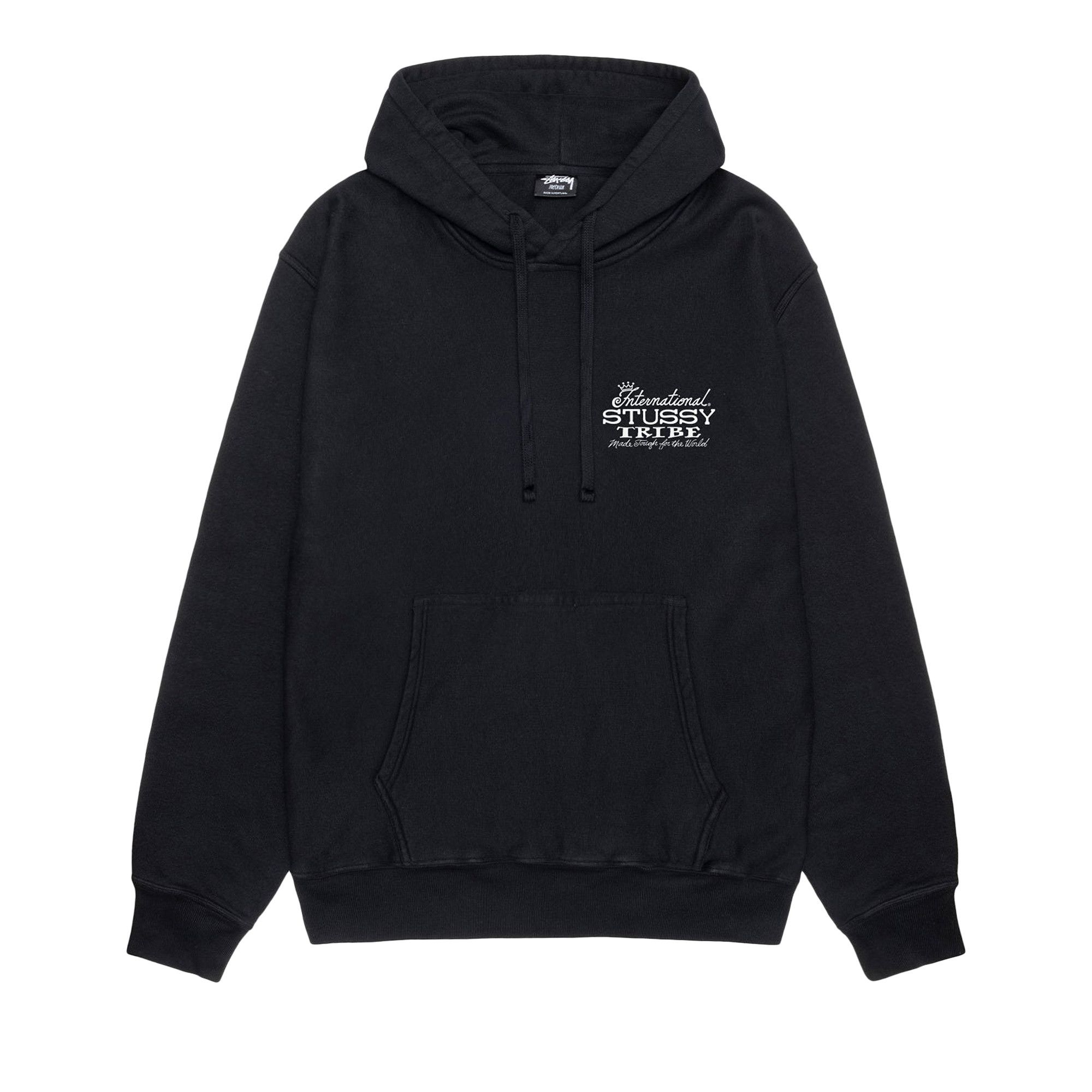 お歳暮ならオンライン Pigment Hoodie IST Stussy Buy Dyed GOAT | BLAC 1925020 - 'Black' トップス