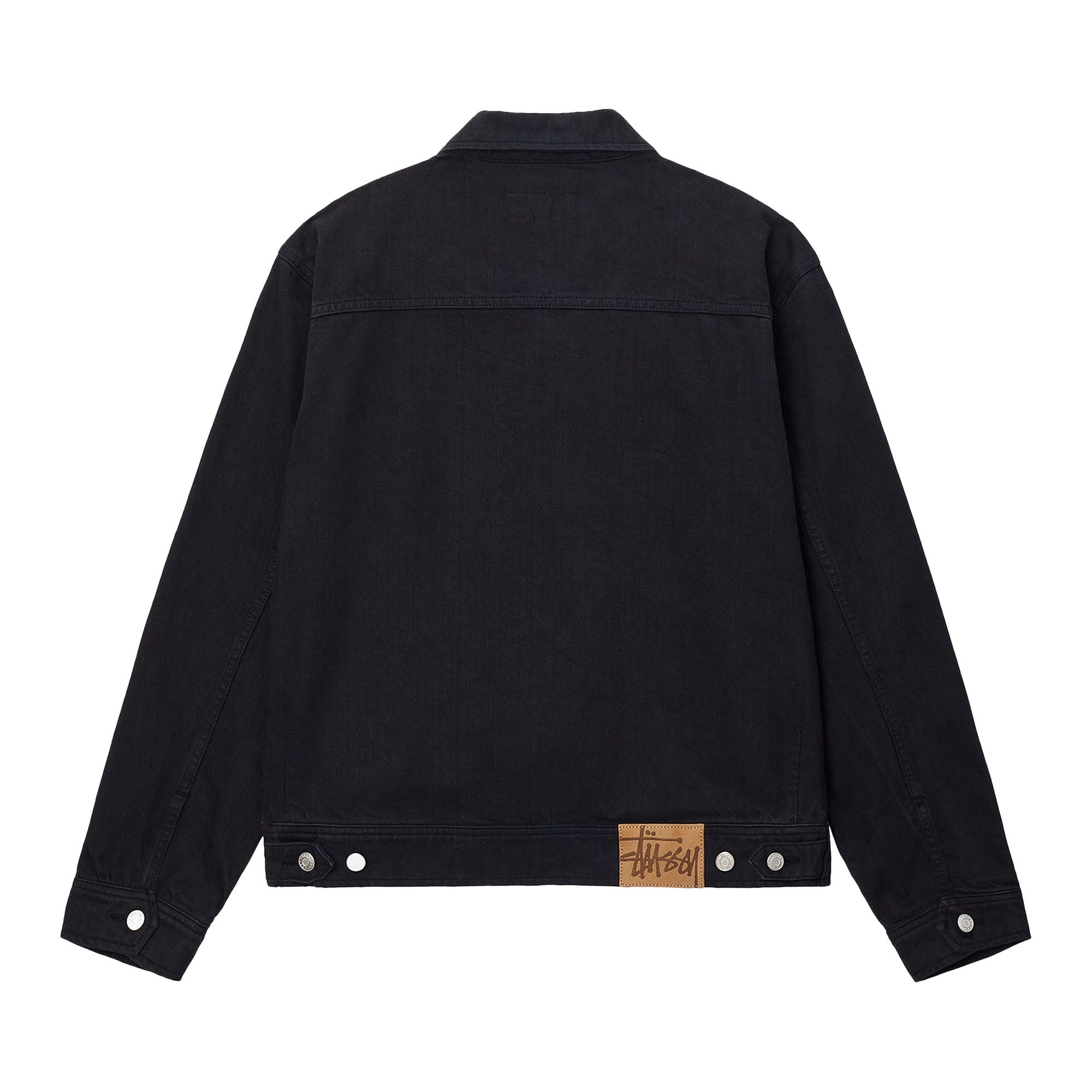 Buy Stussy Zip Work Jacket Overdyed 'Espresso' - 115680 ESPR Buy Stussy Zip Work Jacket Overdyed 'Espresso' - 115680 ESPR