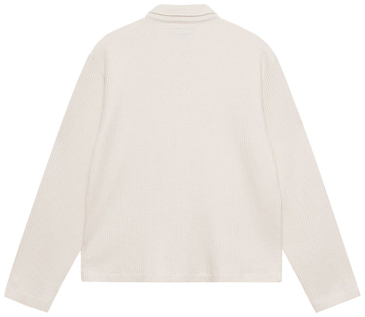Stussy Big Thermal Zip Shirt Natural