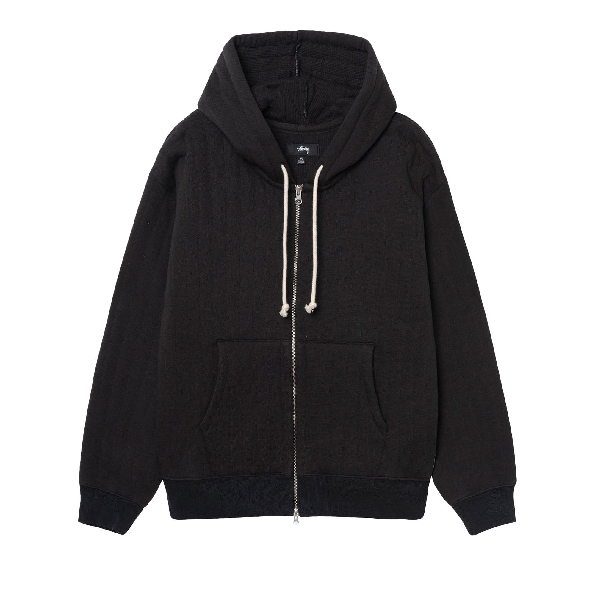 Quilted zip hoodie on sale
