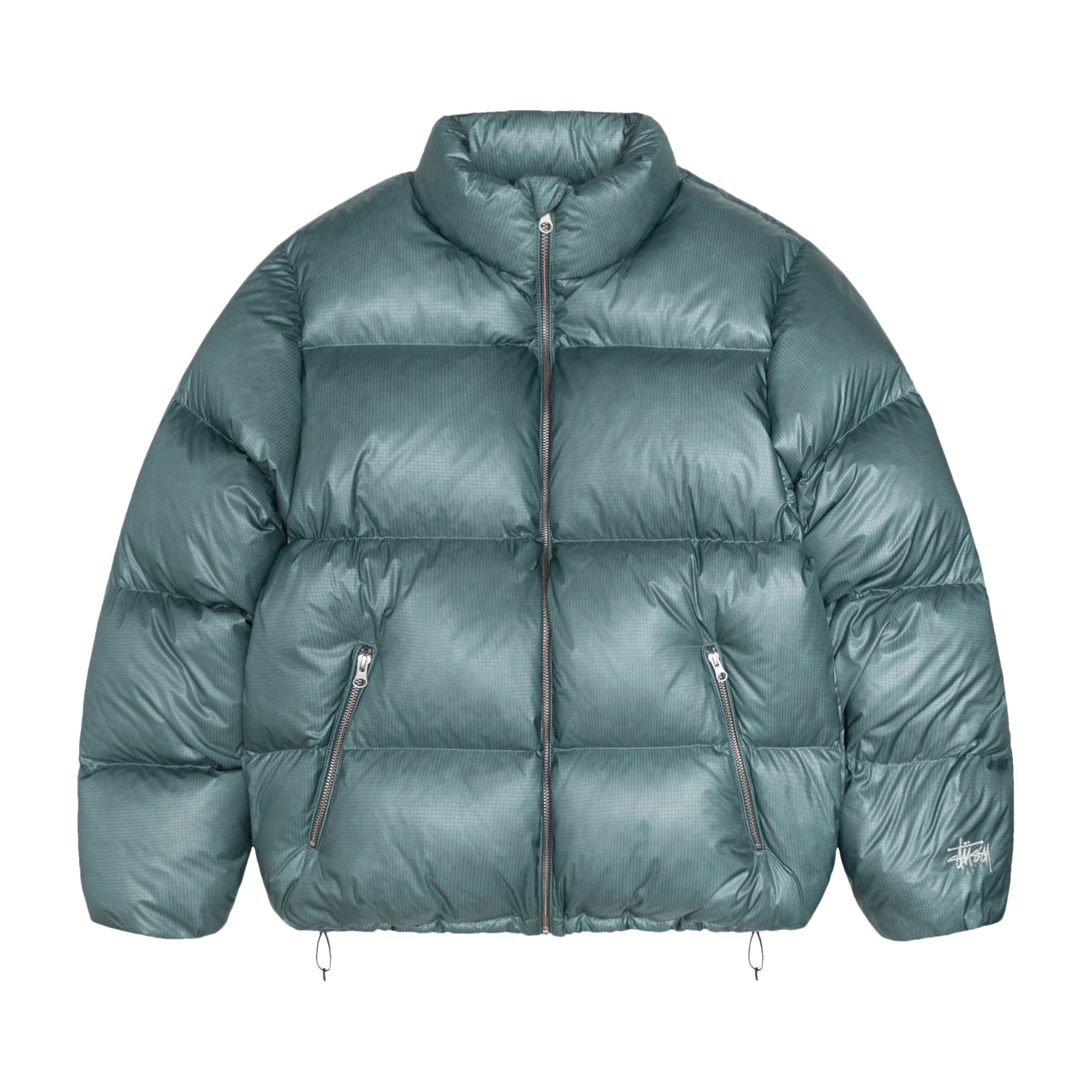 Size xxl Stussy Down Puffer Parachute Ripstop 'Powder Blue'