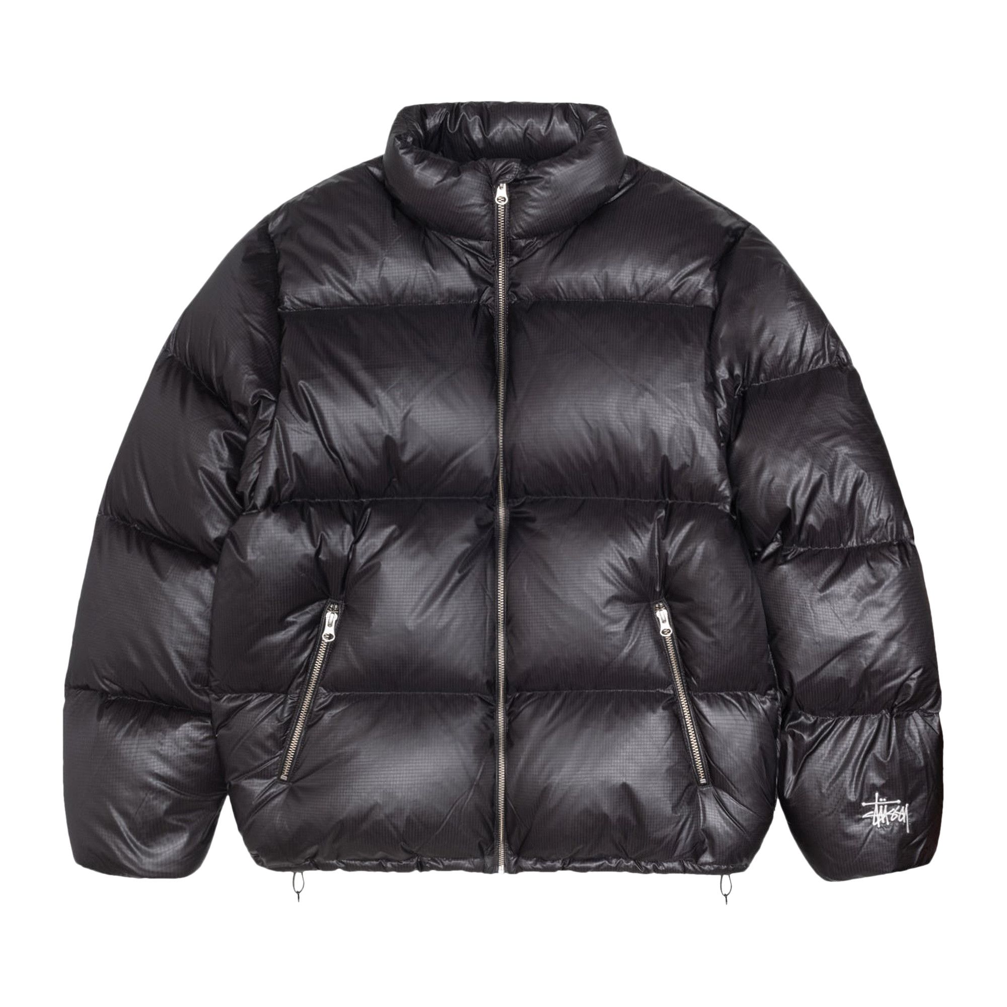 Size m Stussy Down Puffer Parachute Ripstop 'Charcoal'