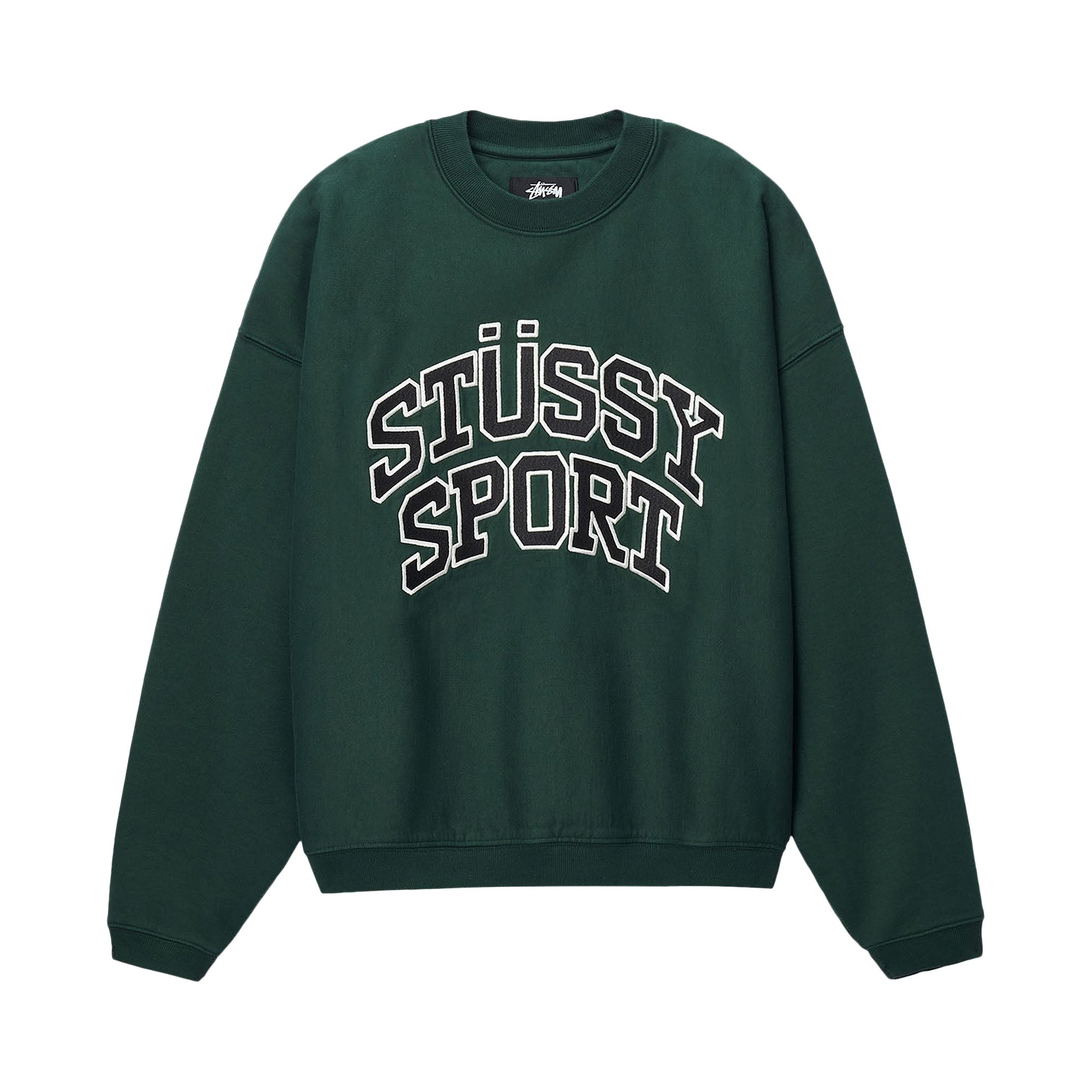 Stussy Sport Relaxed Oversized Crew 'Pine'