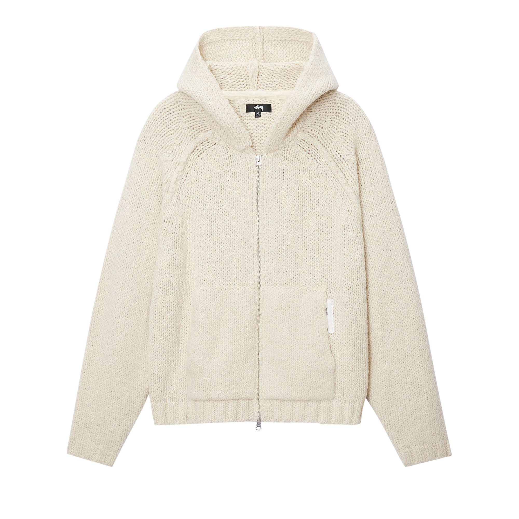 【限定価格セール！】 Buy Stussy Chunky Knit Zip Hoodie 'Ivory' - 117200 IVOR ジャケット・アウター