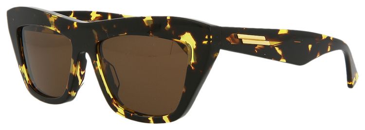 Bottega Veneta Cat Eye Sunglasses HavanaBrown