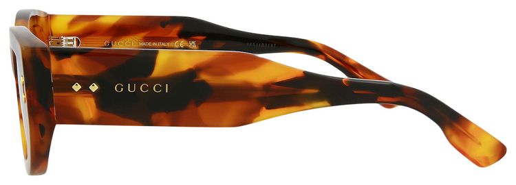 Gucci Square Frame Sunglasses HavanaBrown