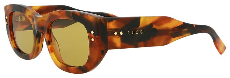 Gucci Square Frame Sunglasses HavanaBrown