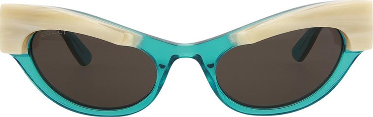 Gucci Cat Eye Frame Sunglasses Light BlueGrey