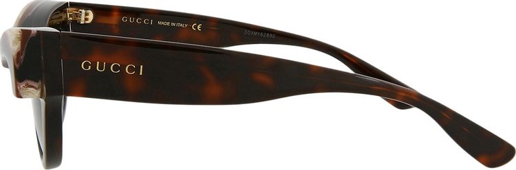 Gucci Cat Eye Frame Sunglasses HavanaBrown