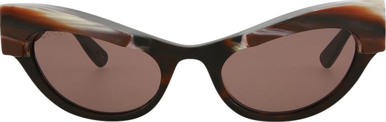 Gucci Cat Eye Frame Sunglasses HavanaBrown