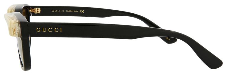 Gucci Square Frame Sunglasses BlackYellow
