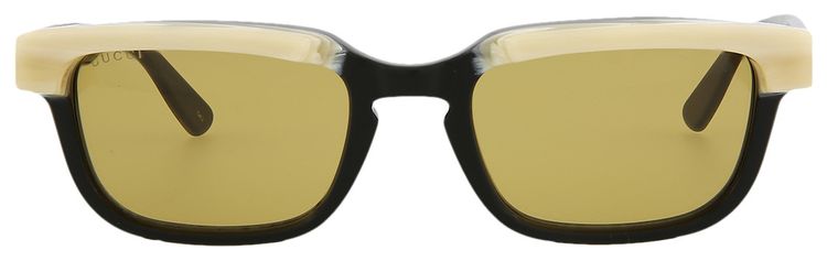 Gucci Square Frame Sunglasses BlackYellow