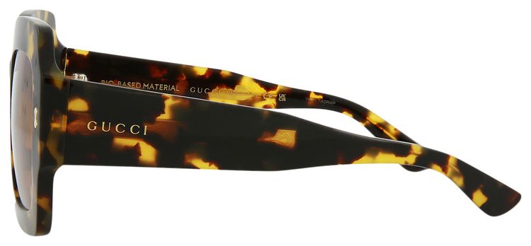Gucci Square Frame Sunglasses HavanaRed