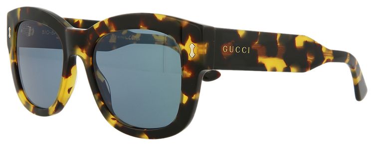 Gucci Square Frame Sunglasses HavanaGrey