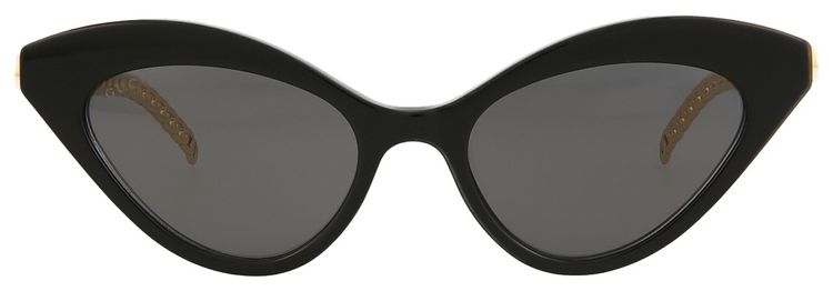 Gucci Cat Eye Sunglasses BlackGoldGrey