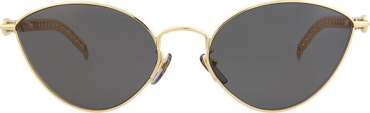 Gucci Cat Eye Sunglasses 'Gold/Grey'