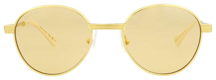 Gucci Round Frame Sunglasses GoldYellow