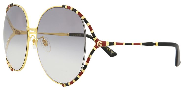 Gucci Round Sunglasses GoldGrey