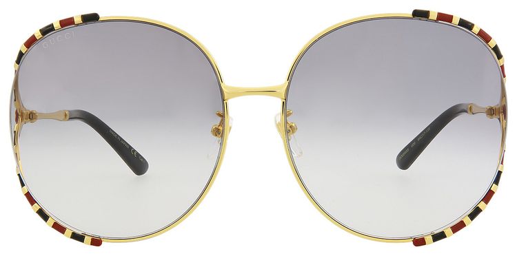 Gucci Round Sunglasses GoldGrey