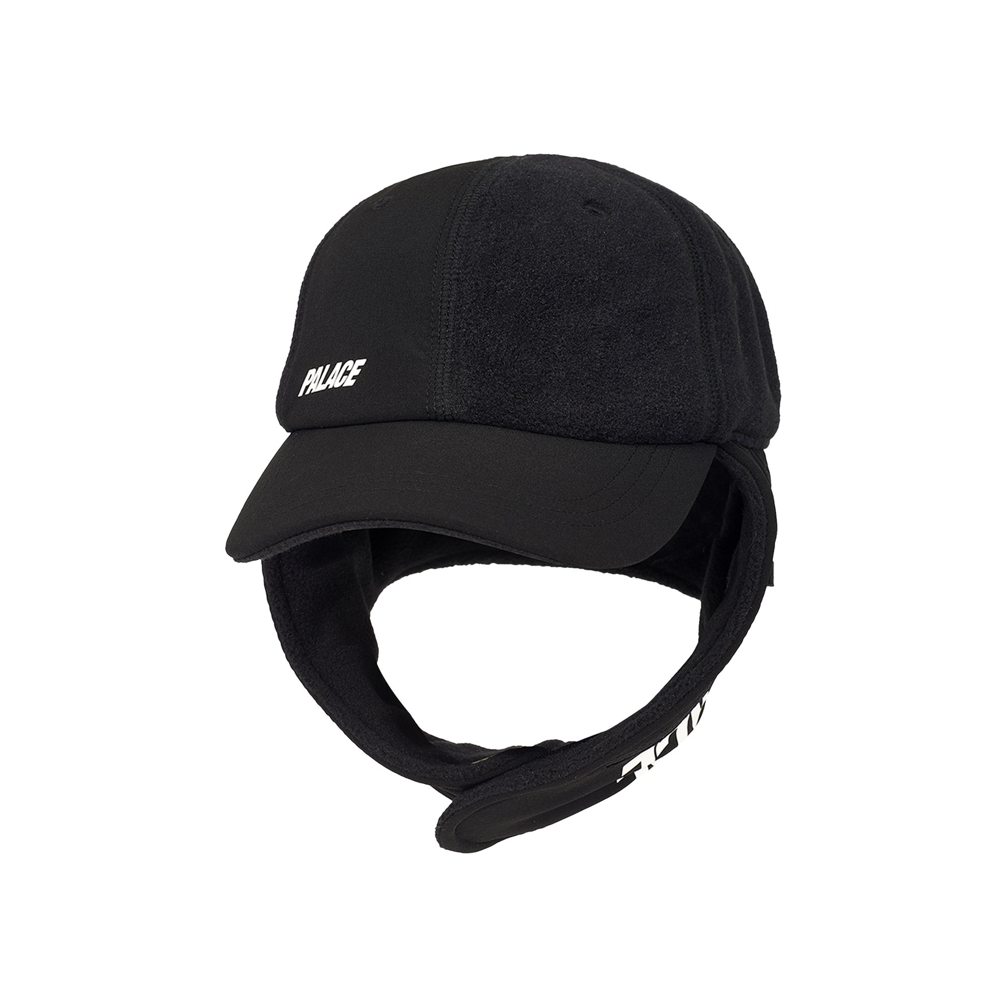 Buy Palace Polartec Warmdome Earflap 5-Panel 'Black' - P25H082 | GOAT