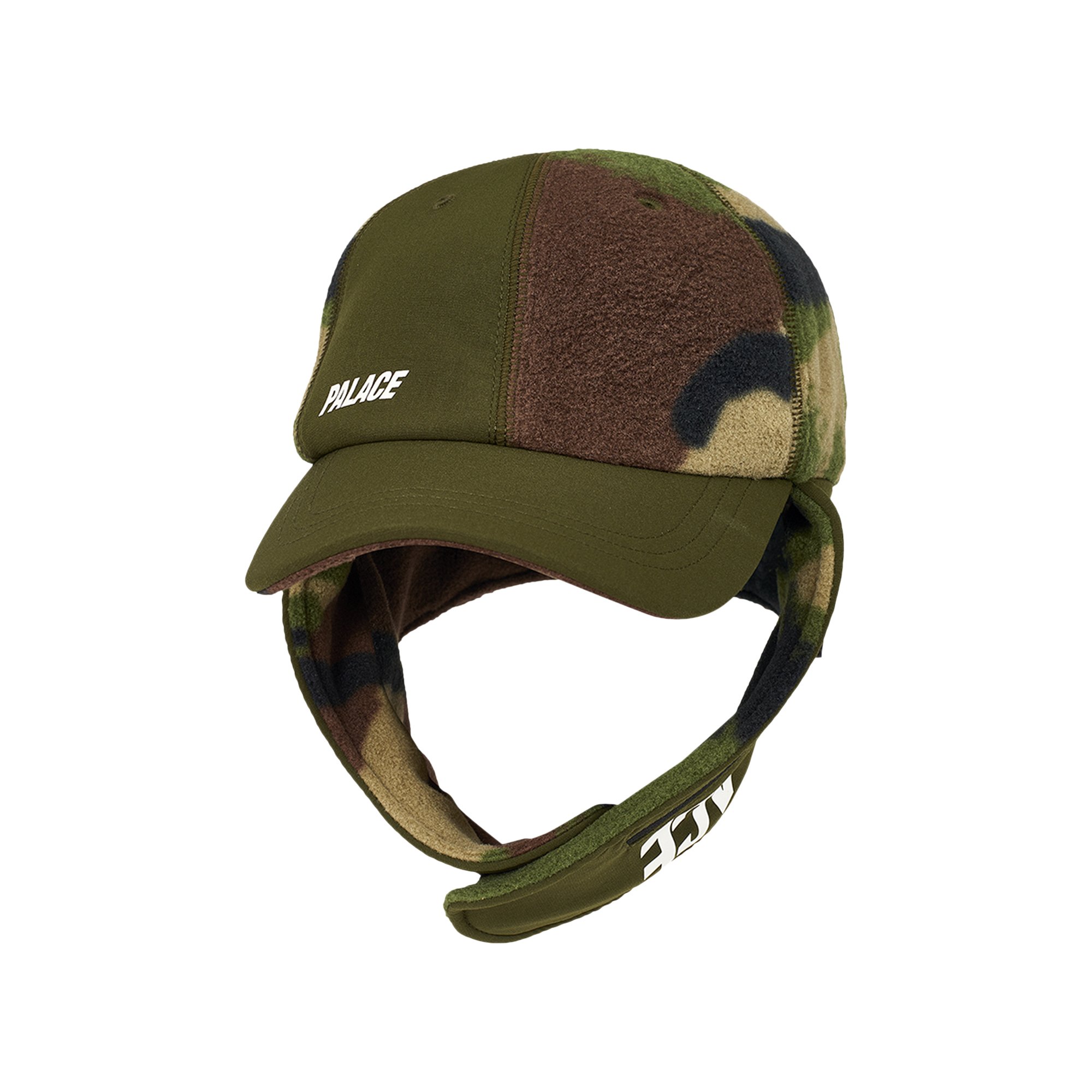 Buy Palace Polartec Warmdome Earflap 5-Panel 'Woodland Camo