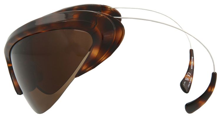 Balenciaga Cat Eye Sunglasses HavanaSilverBrown