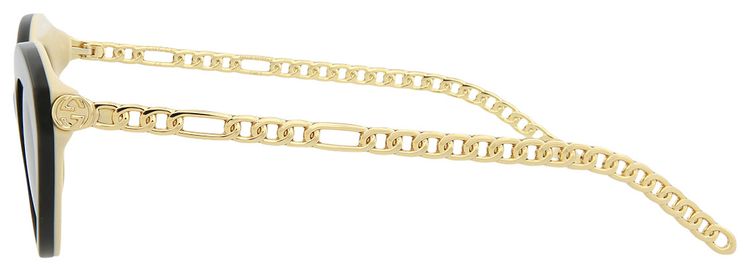 Gucci Cat Eye Sunglasses BlackGoldGrey