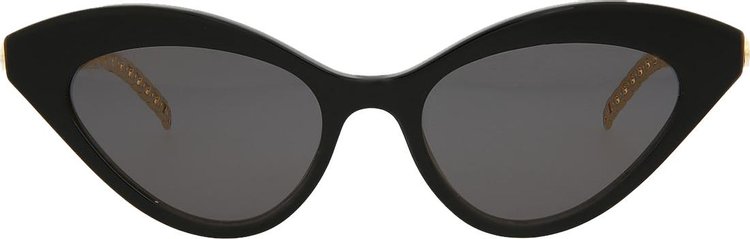 Gucci Cat Eye Sunglasses 'Black/Gold/Grey'