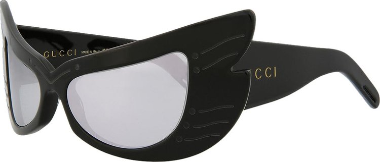 Gucci Cat Eye Sunglasses BlackSilver