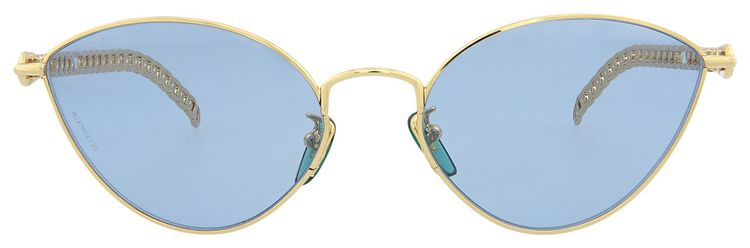 Gucci Cat Eye Sunglasses GoldBlue